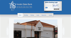 Desktop Screenshot of horatiostatebank.com